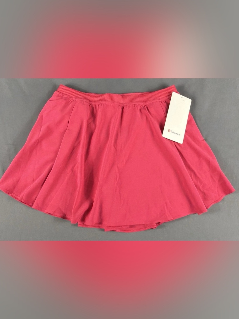 lululemon Womens Golf Skort Narrow Waistband Tennis 8 Pink Polyester MSRP $79